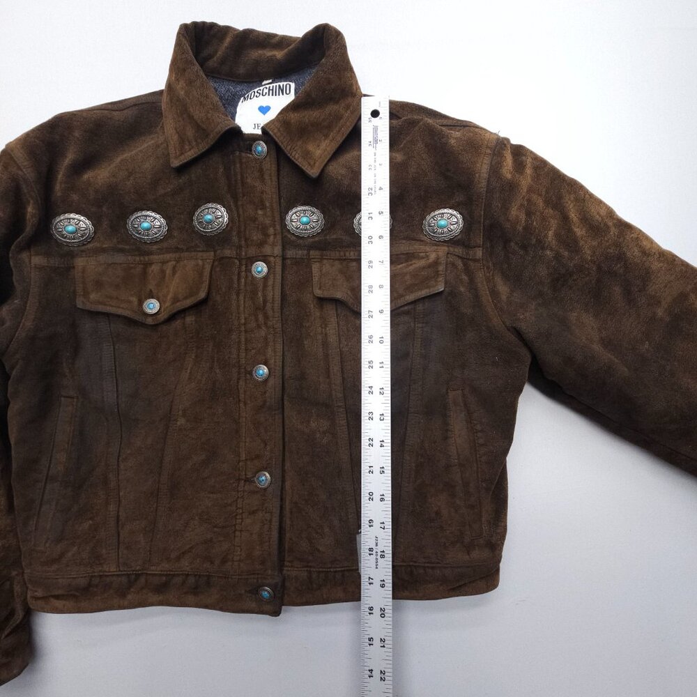 Moschino Vintage Southwestern Fringe Velvet Jacket - Picture 10 of 13